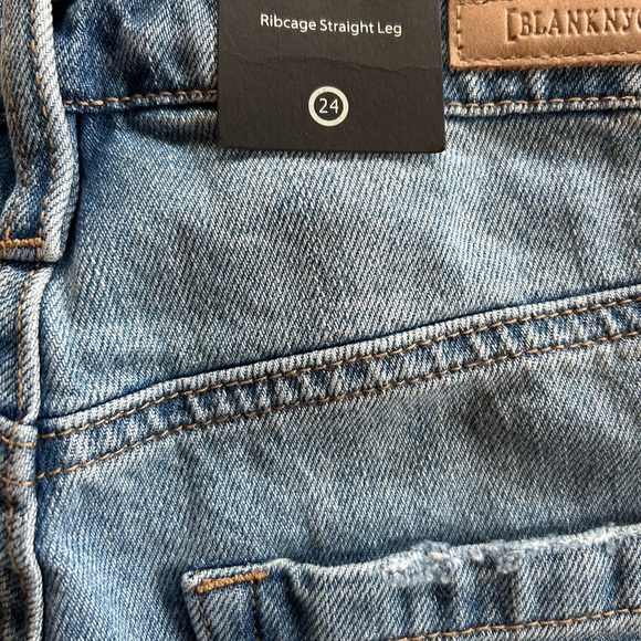 Blank NYC The Baxter Straight Women’s Jeans Size 24 NWT - Picture 5 of 7
